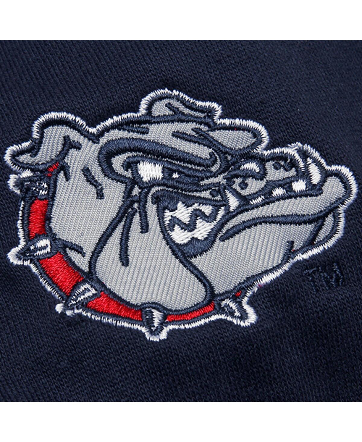 Women's Stadium AthleticGonzaga Bulldogs Arched Name Full-Zip Hoodie - Navy