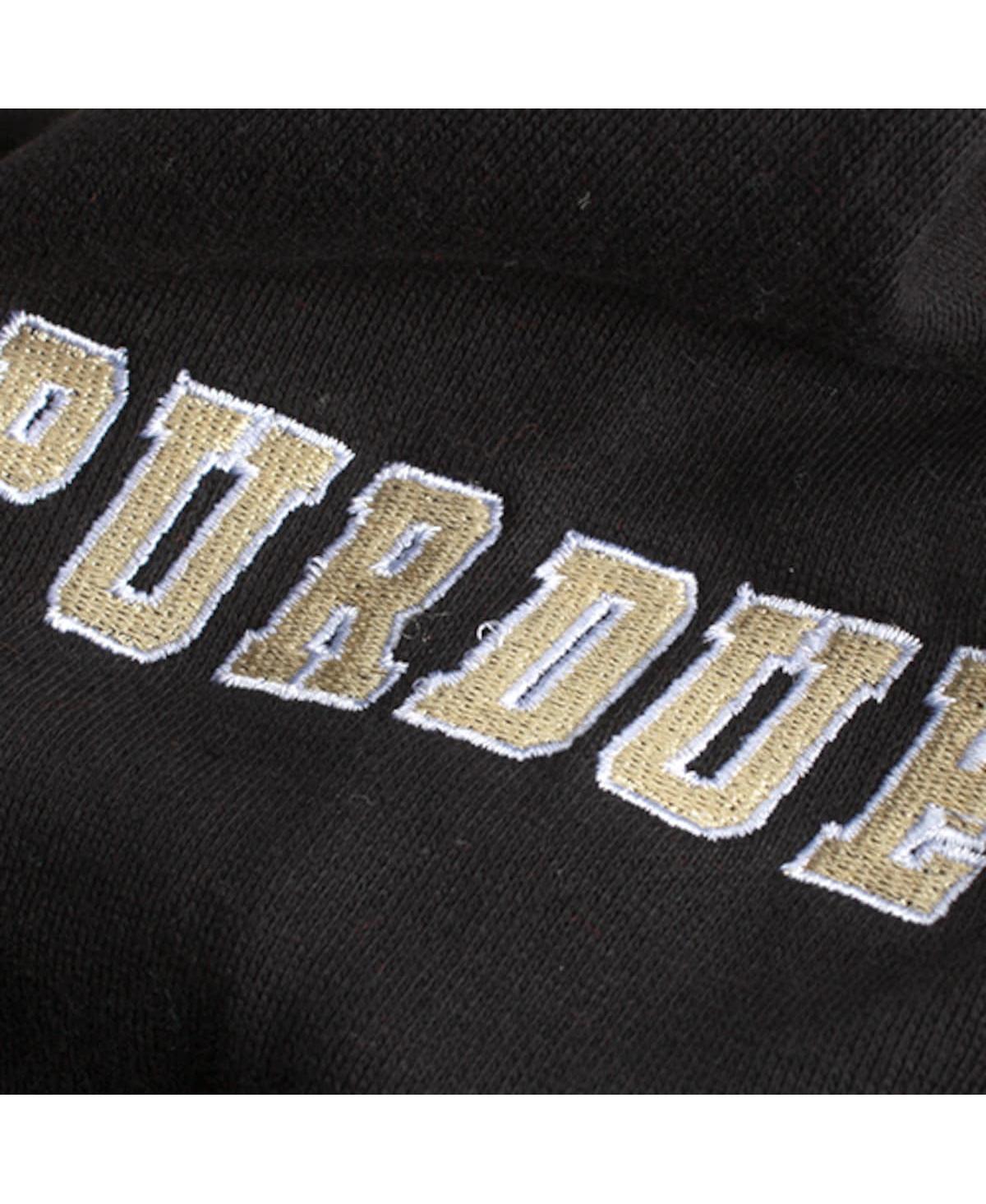 Stadium Athletic Youth  Charcoal Purdue Boilermakers Big Logo Pullover Hoodie In Charcoal