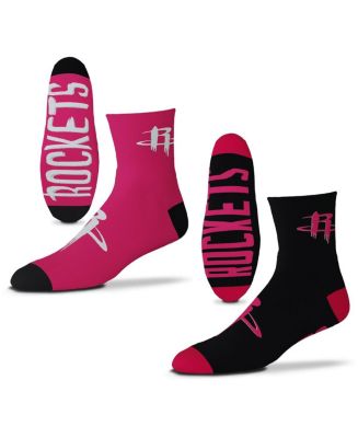 Men's Houston Rockets 2-Pack Team Quarter-Length Socks - Macy's