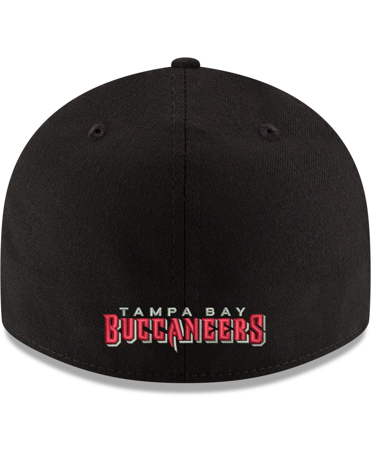 Men'sTampa Bay Buccaneers Omaha Low Profile 59FIFTY Fitted Team Hat - Black