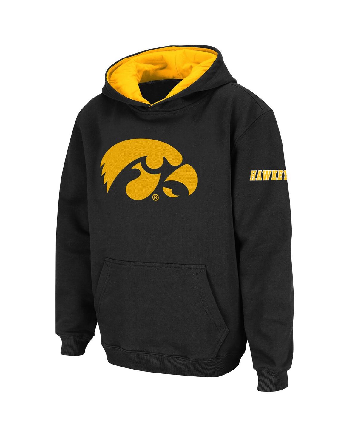 Big BoysIowa Hawkeyes Big Logo Pullover Hoodie - Black