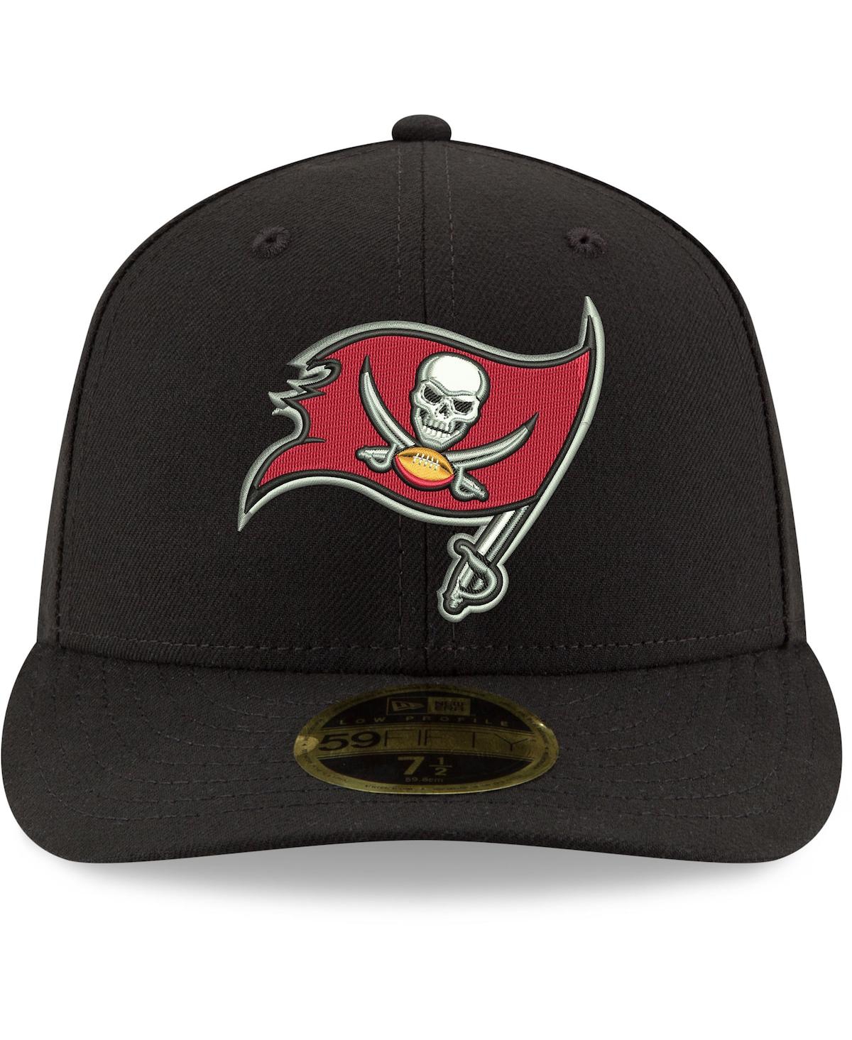 Men'sTampa Bay Buccaneers Omaha Low Profile 59FIFTY Fitted Team Hat - Black