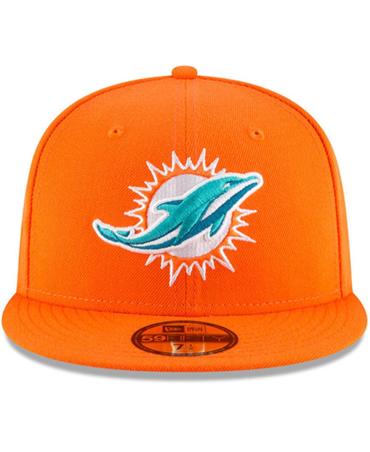 Men'sMiami Dolphins Omaha 59FIFTY Hat - Orange