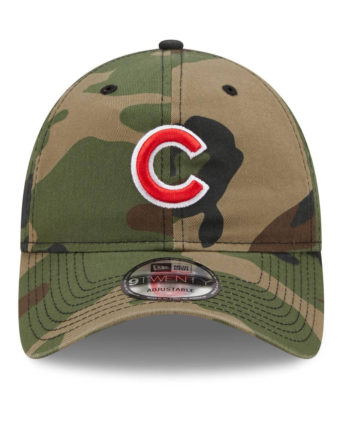 Men'sChicago Cubs Woodland Core Classic 9TWENTY Adjustable Hat - Camo