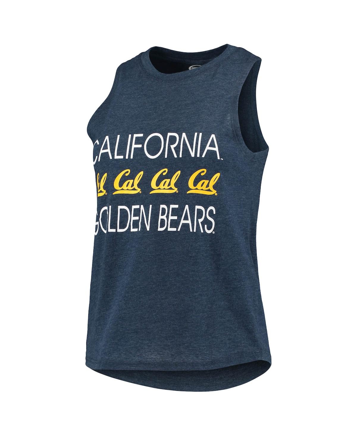 Shop Concepts Sport Women's Navy, Gold Cal Bears Team Tank Top And Pants Sleep Set In Navy,gold-tone