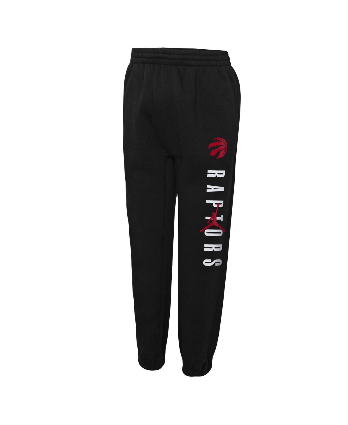 Big BoysToronto Raptors Courtside Statement Edition Fleece Pants - Black