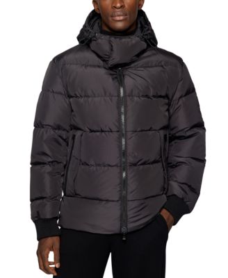 Boss puffer jacket mens on sale