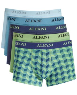 Alfani - Men's 5-Pk. Chevron & Solid Trunks