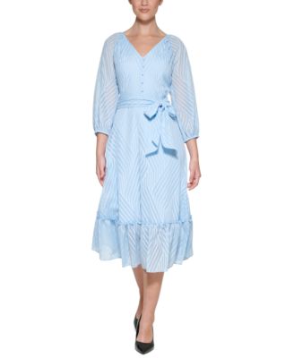 Karl Lagerfeld Paris - Geo Jacquard Midi Dress