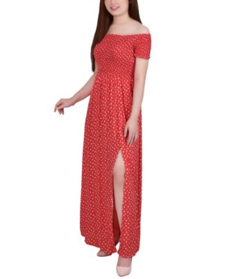 Women's Smocked Bodice Maxi Dress
