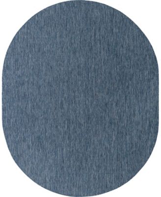 Bayshore Home Outdoor BH Pashio Solid 8' x 10' Oval Area Rug - Macy's