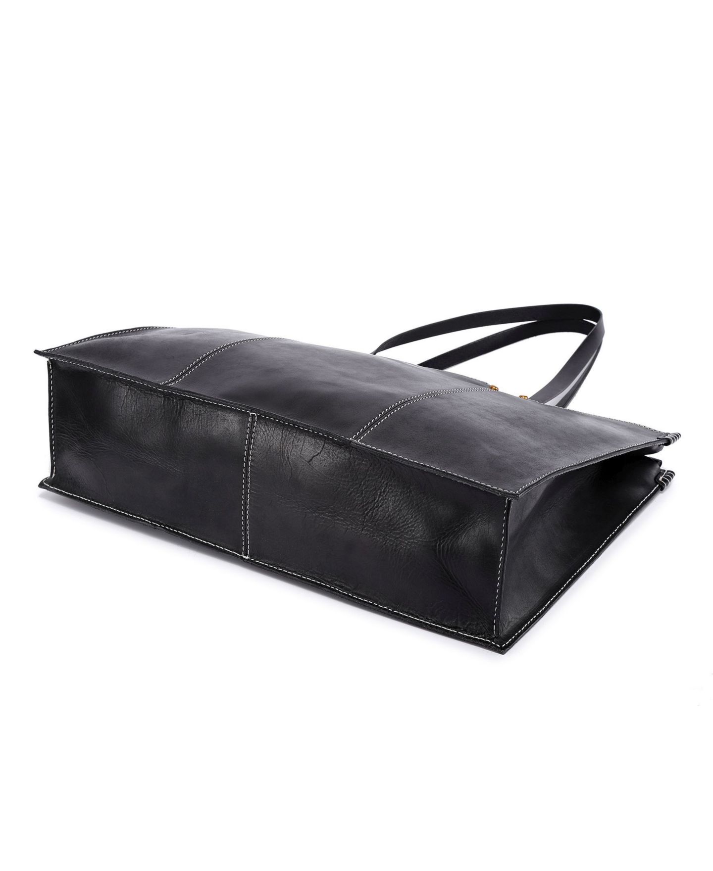 Женская сумка OLD TREND Sandstorm Extra-Large Leather, цвет: Чёрный — фото 7