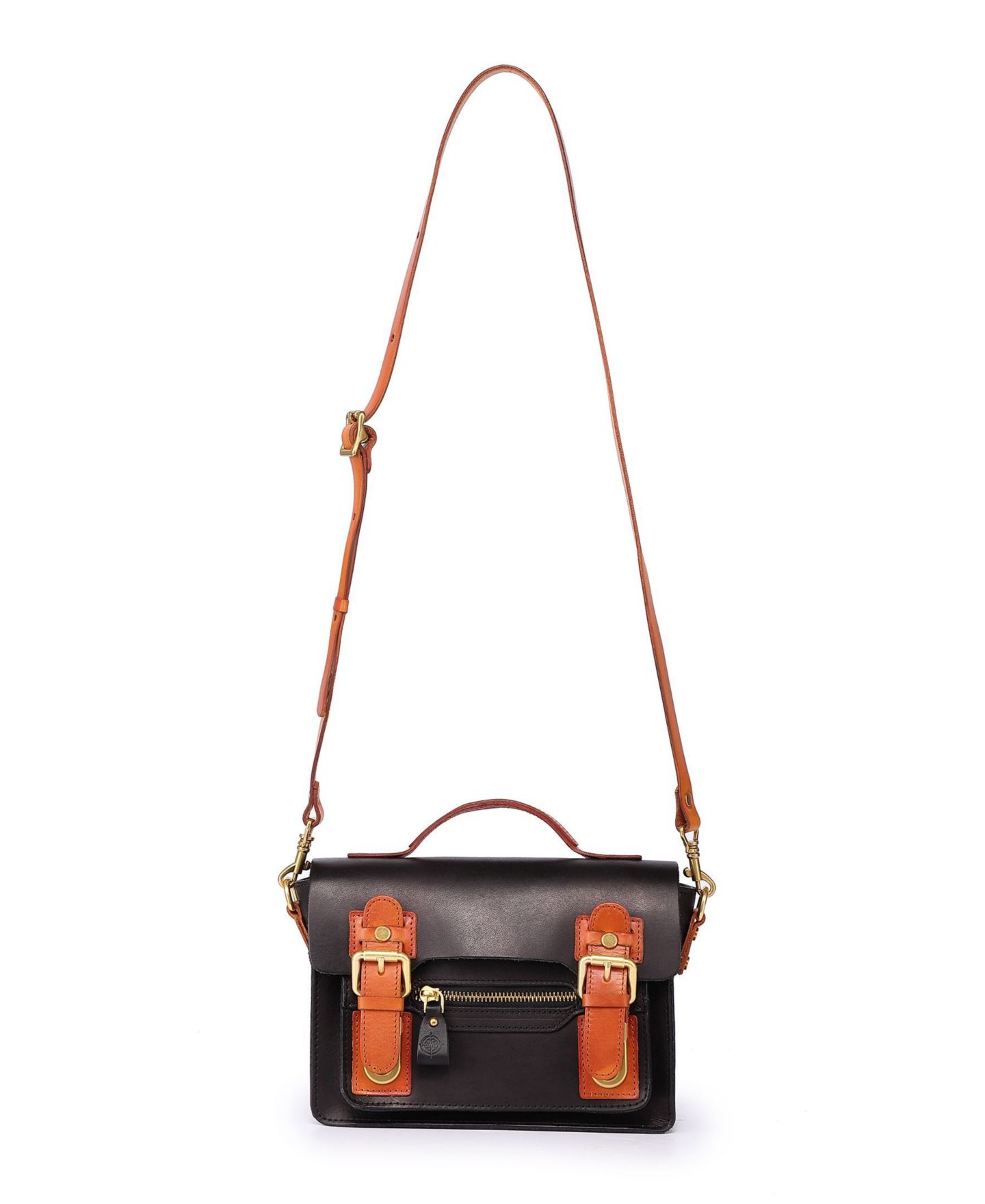 Женская сумка OLD TREND Genuine Leather Aster Mini Satchel, цвет: Чёрный — фото 9