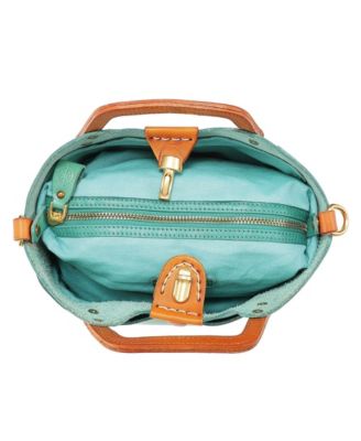 Women's Genuine Leather Sprout Land Mini Tote Bag