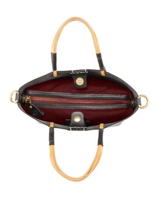 Women's Genuine Leather Outwest Mini Tote Bag