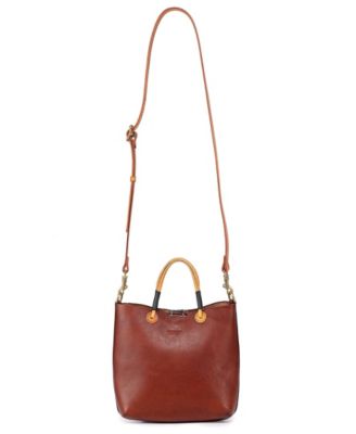 Women's Genuine Leather Outwest Mini Tote Bag