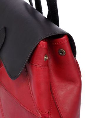 Women's Genuine Leather Prism Backpack