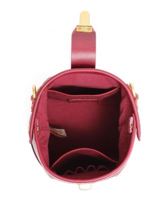 Women's Genuine Leather Doctor Bucket Crossbody Convertible Bag