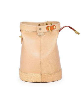 Women's Genuine Leather Doctor Bucket Crossbody Convertible Bag