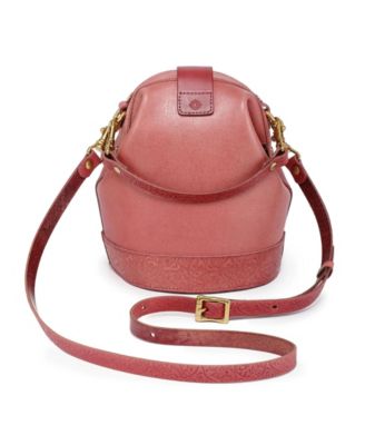 Women's Genuine Leather Doctor Bucket Crossbody Convertible Bag