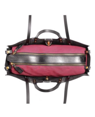 Women's Genuine Leather Rose All-day Tote Bag