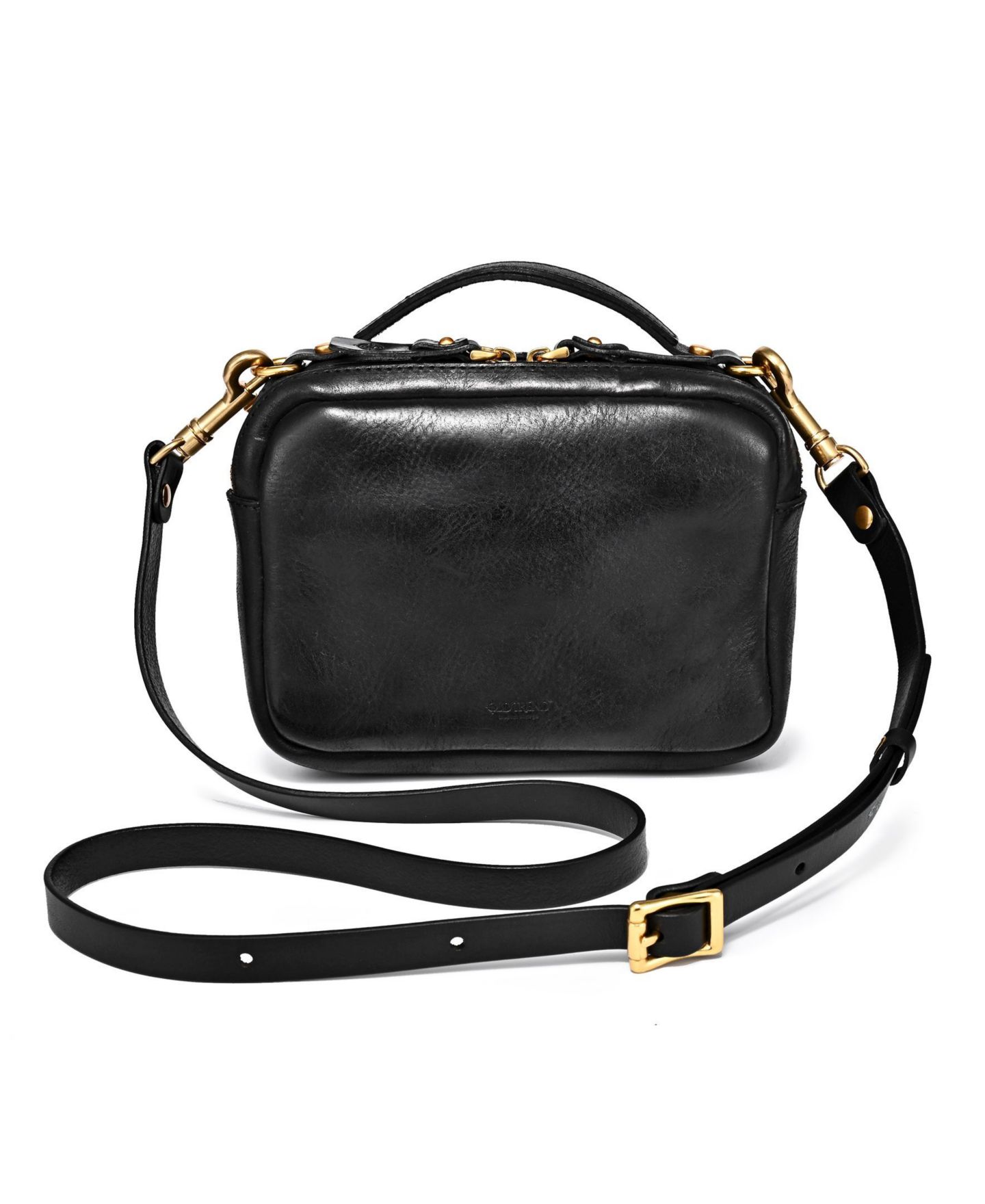 Женская сумка OLD TREND Genuine Leather Focus Crossbody, цвет: Чёрный — фото 5