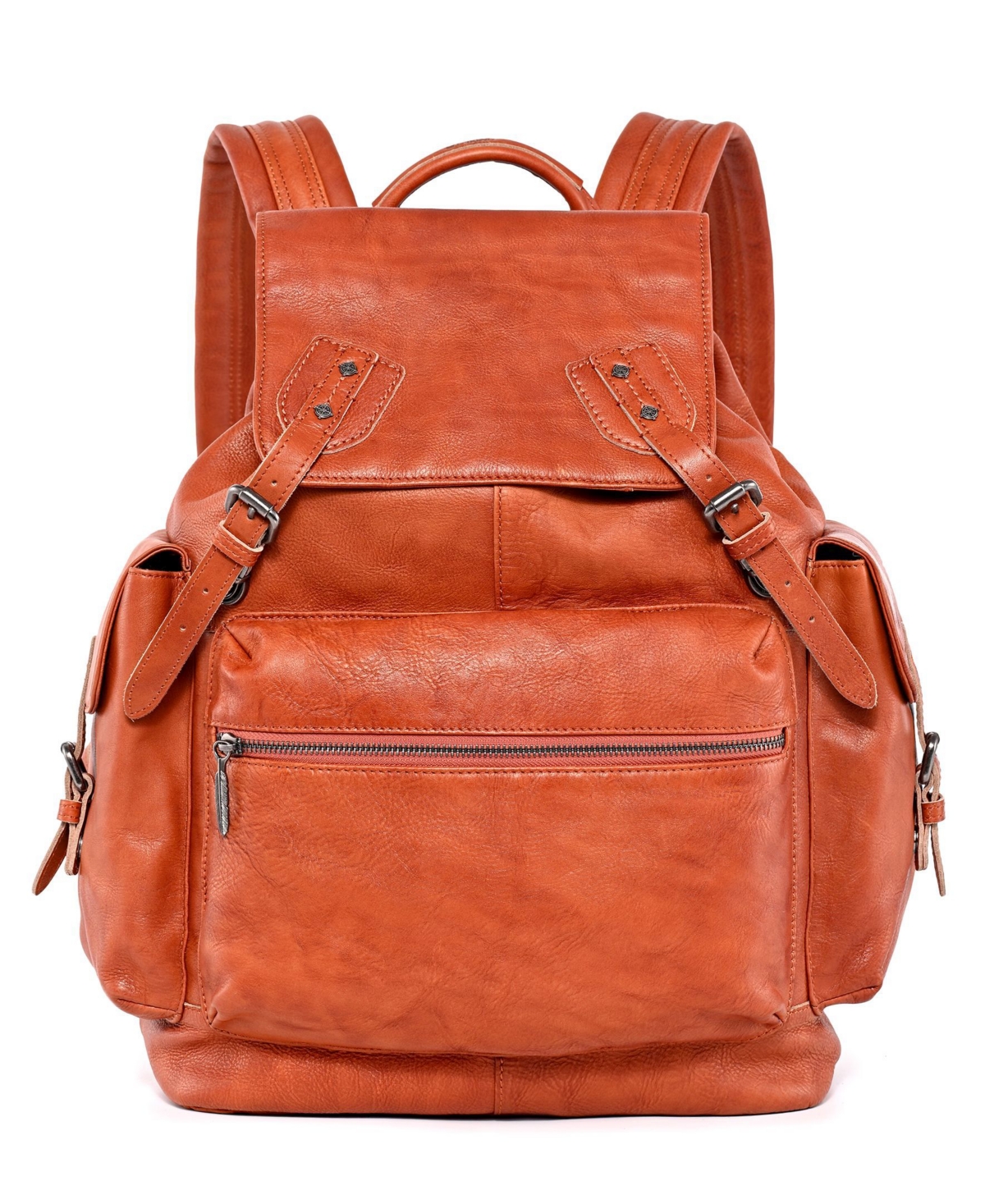 Women's Genuine Leather Bryan Backpack - Tan