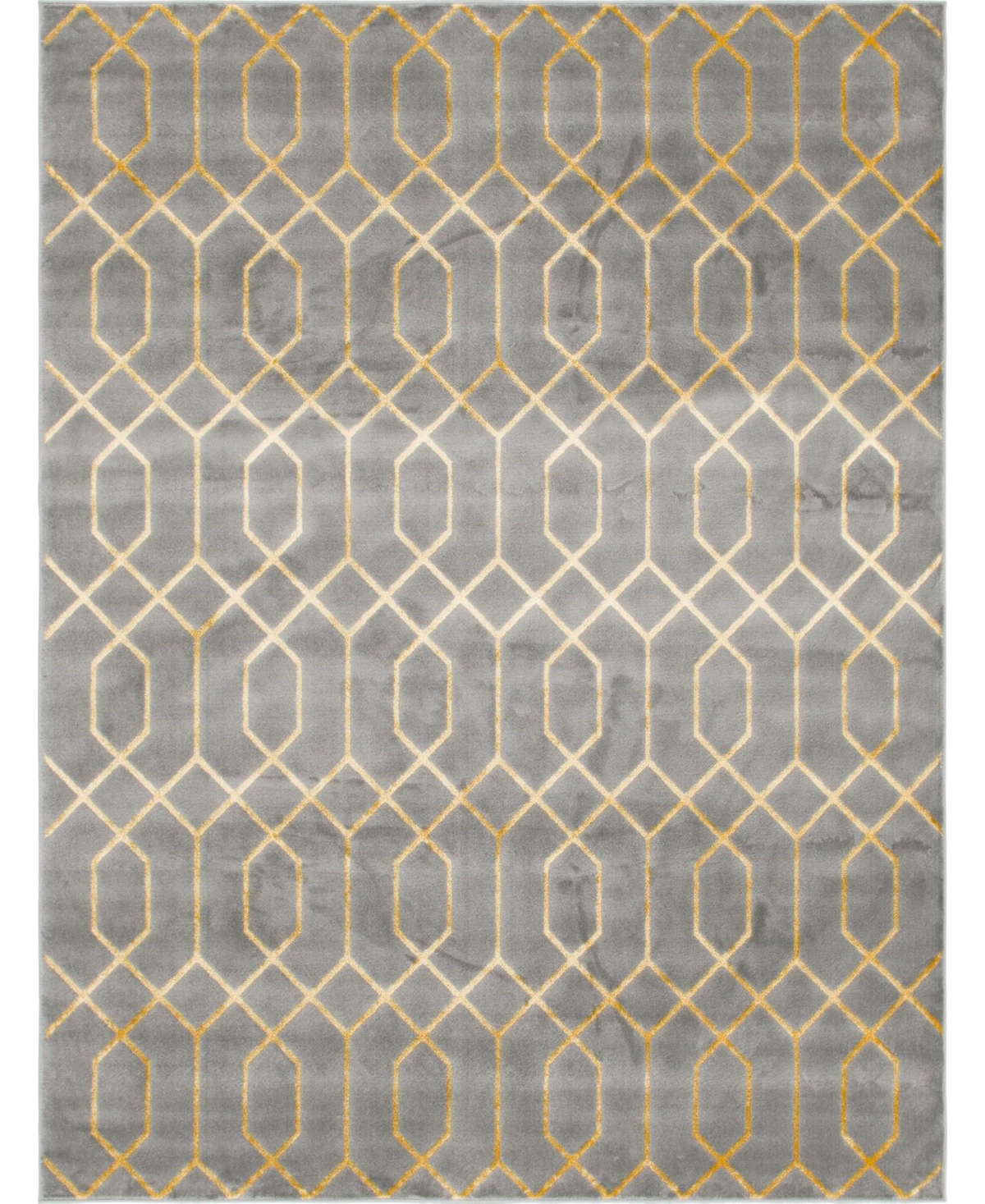 Marilyn Monroe Glam Mmg001 8' x 10' Area Rug - Gray Gold