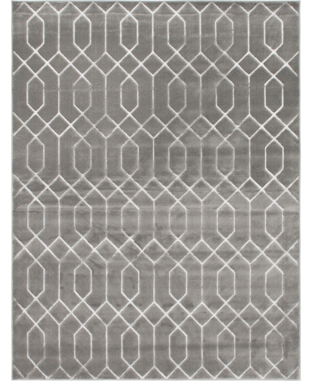 Marilyn Monroe Closeout!  Glam Mmg001 8' X 10' Area Rug In Gray Silver