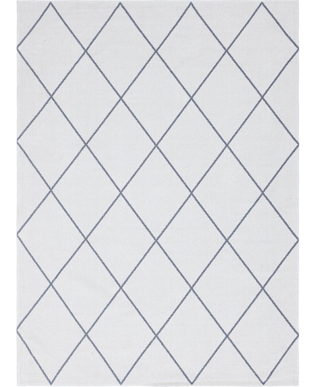 Bayshore Home Illie Diamond 8'5in x 11'4in Area Rug - Ivory