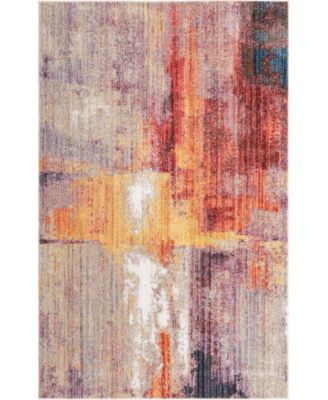 Flatiron Downtown Jzd008 Multi 5' x 8' Area Rug