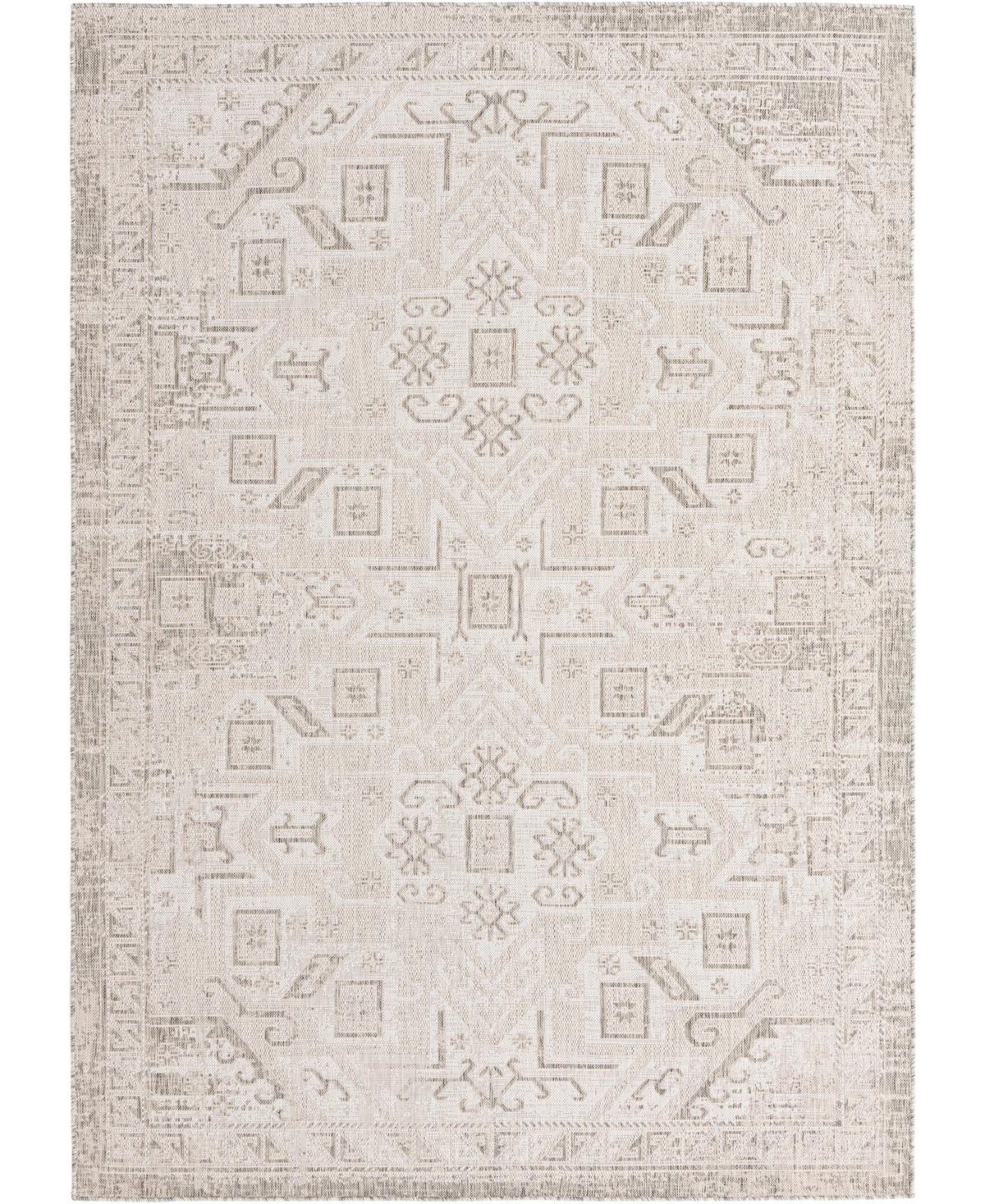 Bayshore Home Outdoor Empire Coba 10' Area Rug - Silver-Tone