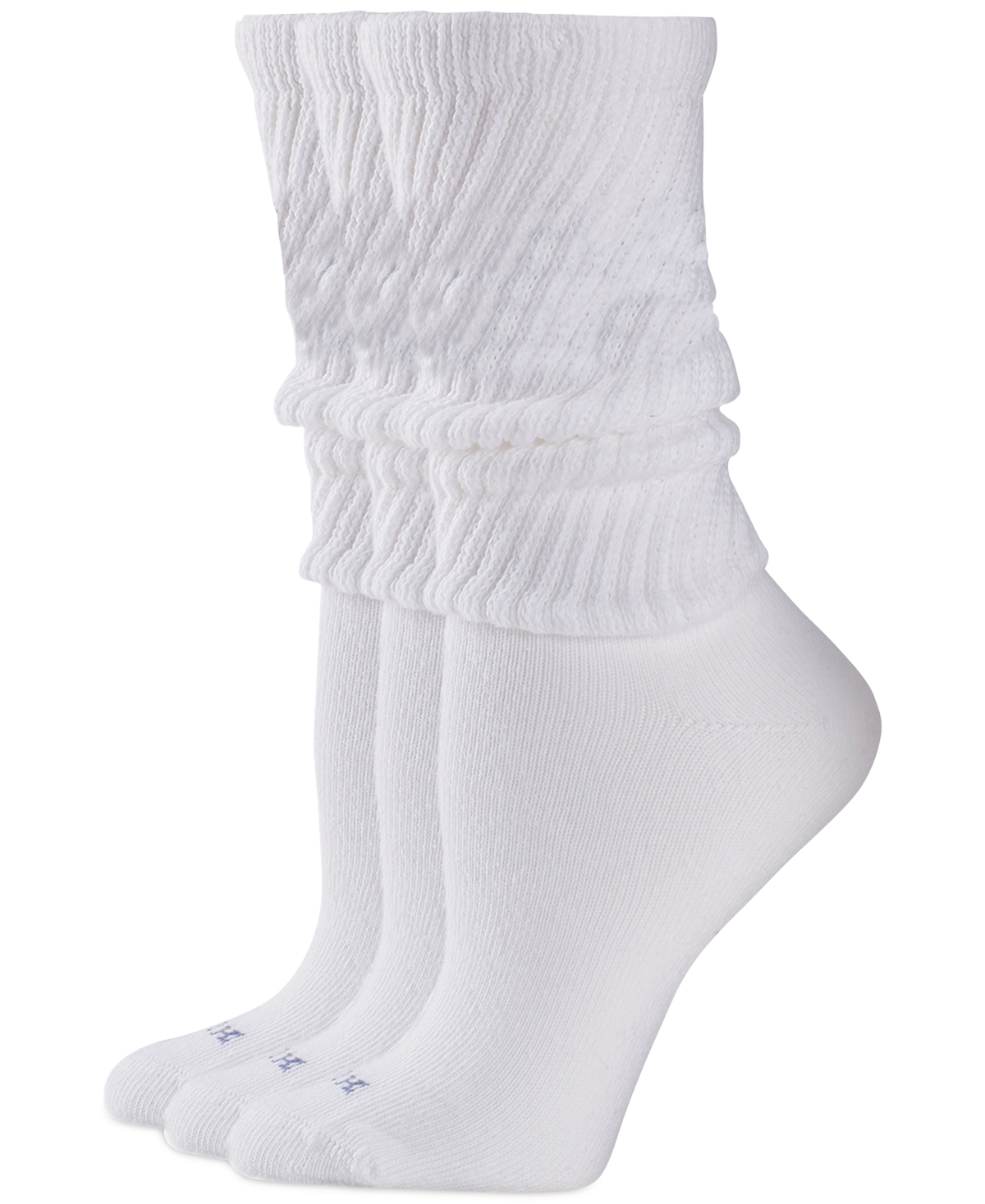 Hue The Slouch Socks In White