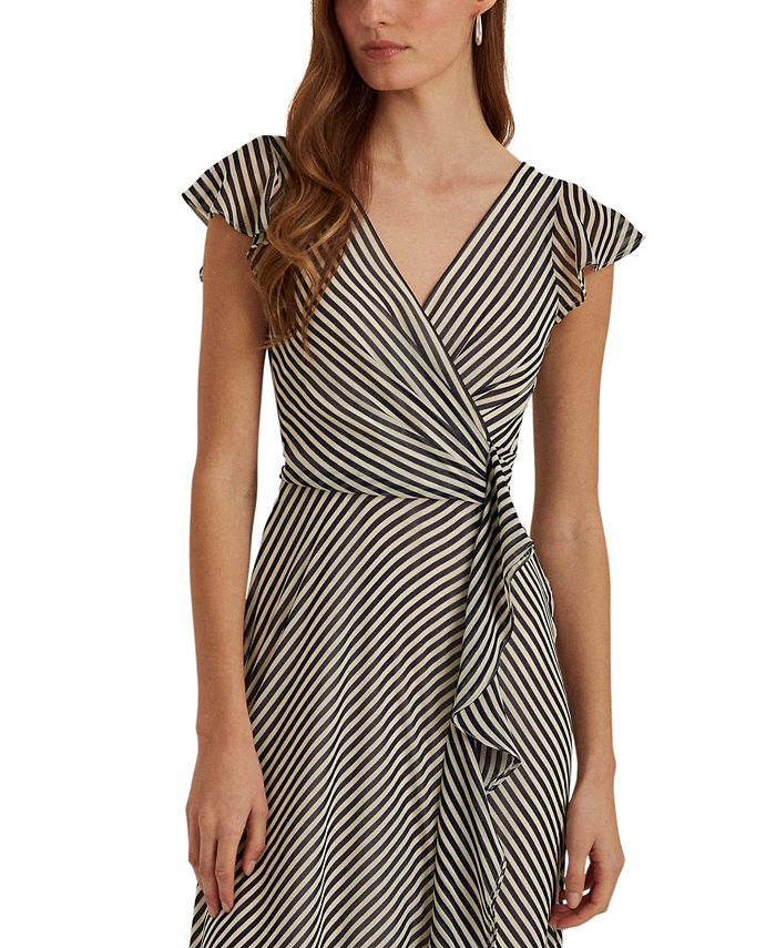 Lauren Ralph Lauren BlanketStripe Gown Macy's