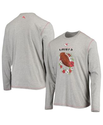 San Francisco 49ers Tommy Bahama Sport Lei Pass Long Sleeve T-Shirt -  Heathered Gray