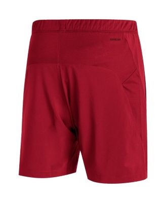 Men's Scarlet Nebraska Huskers 2021 Sideline Aeroready Training Shorts