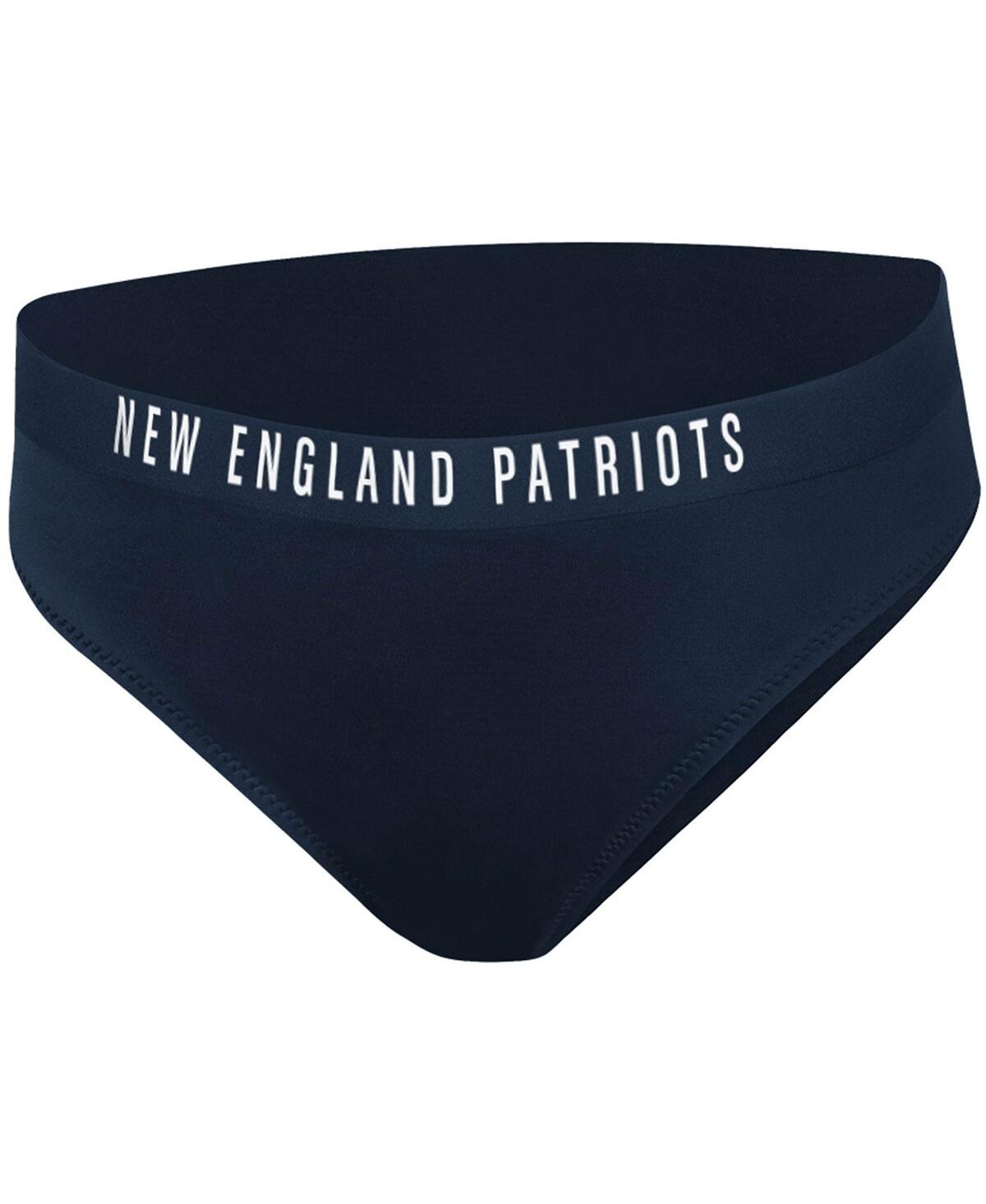 Shop G-iii 4her By Carl Banks Women's Navy New England Patriots All-star Bikini Bottom