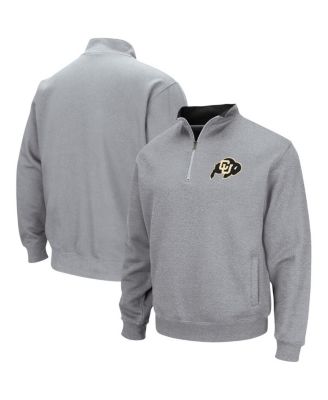 Men's Heathered Gray Colorado Buffaloes Tortugas Team Logo Quarter-Zip Jacket