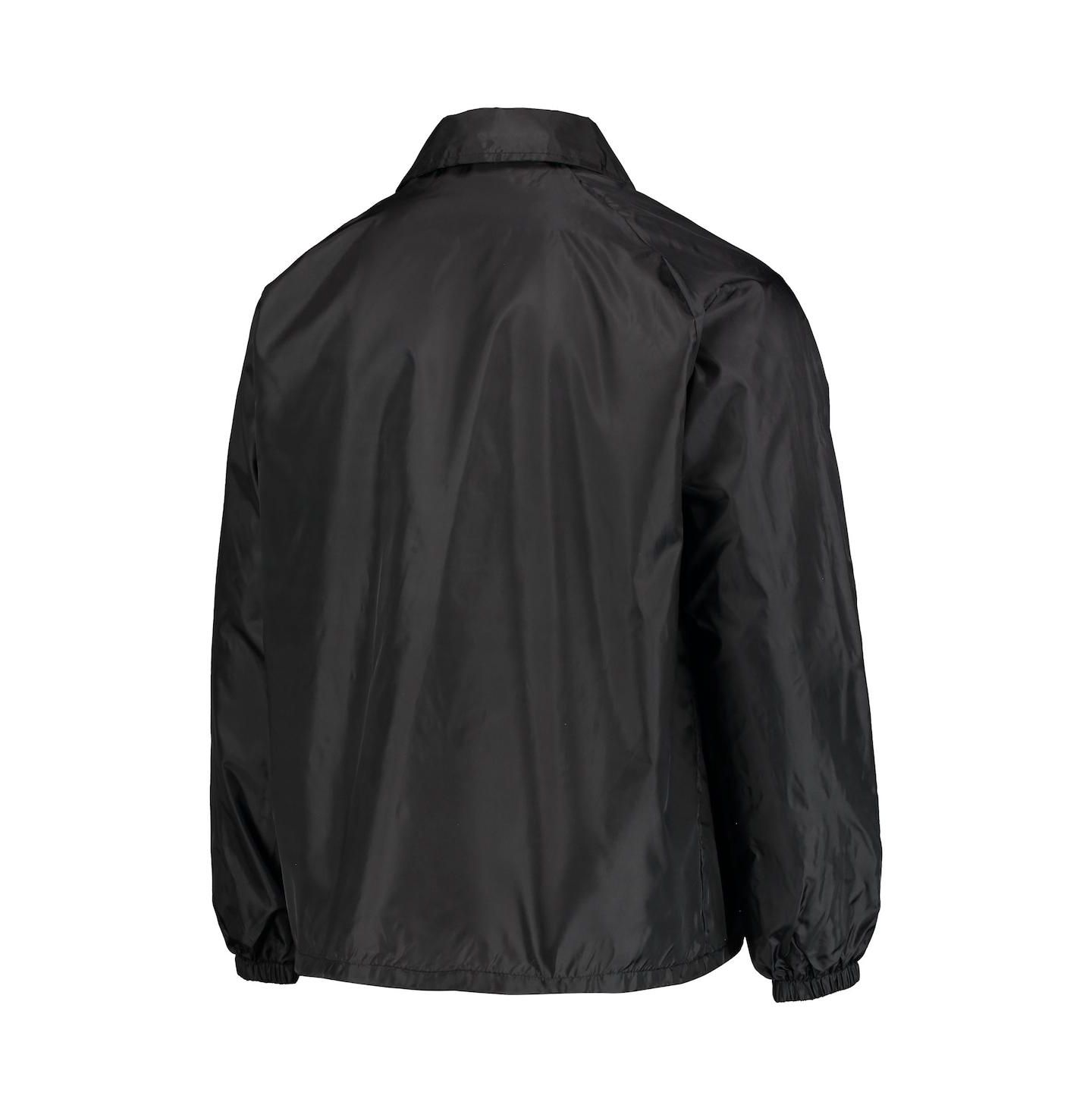 Мужская куртка Dunbrooke Black Philadelphia Eagles Coaches Classic Raglan Full-Snap Windbreaker — фото 7