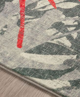 Brisbane Washable BR6 8' x 8' Round Area Rug