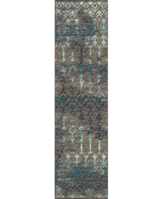 Brisbane Washable BR8 2'3" x 7'6" Runner Area Rug