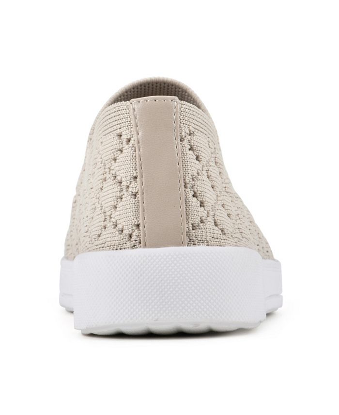 White Mountain Womens Utopia Slip On Sneakers Macy's