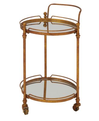 Brass Iron Bar Cart
