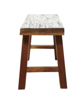 Mahogany Industrial Bench