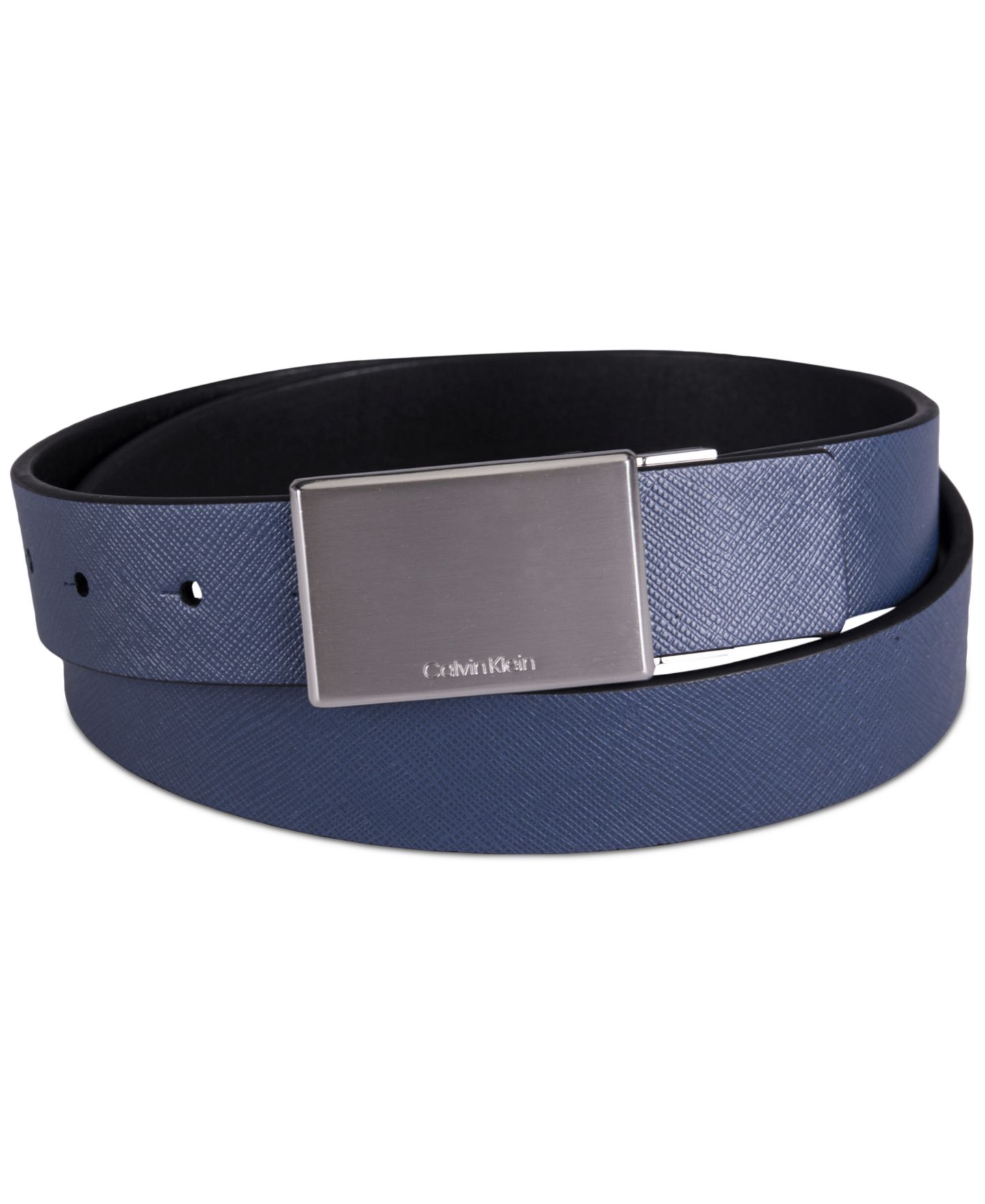 Мужской ремень Calvin Klein Reversible Belt, цвет: Чёрный — фото 6