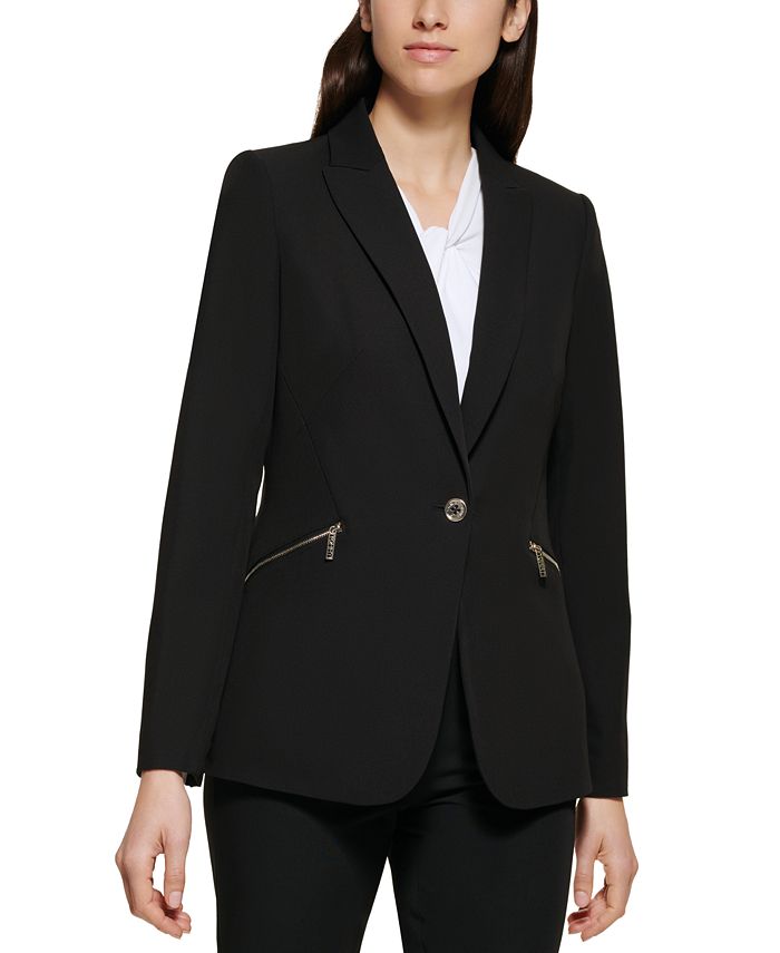 Tommy hilfiger black blazer shop