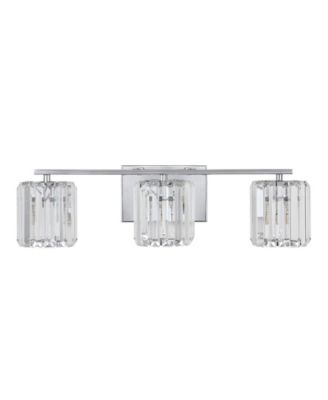 Coco Prism Vintage-like 3-Light Classic Glam LED Vanity Light