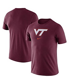 Men's Maroon Virginia Tech Hokies Essential Logo T-shirt