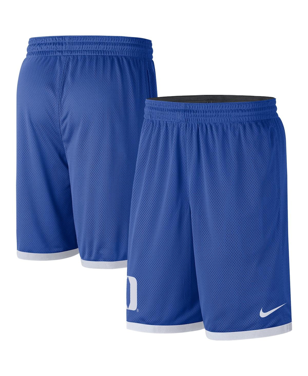 Men's Royal, White Duke Blue Devils Logo Performance Shorts
