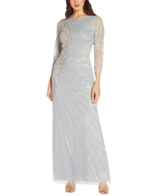 Adrianna Papell Petite Embellished 3/4 